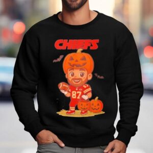 Travis Kelce Kansas City Chiefs Halloween 2025 Shirt 3 Travis Kelce Kansas City Chiefs Halloween Sweatshirt