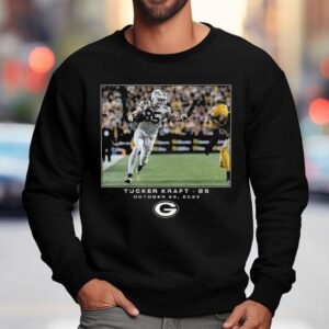 Tucker Kraft Green Bay Packers Nfl Flash Features Week 8 Shirt 3 Tucker Kraft Green Bay Packers Nfl Flash Features Week Sweatshirt