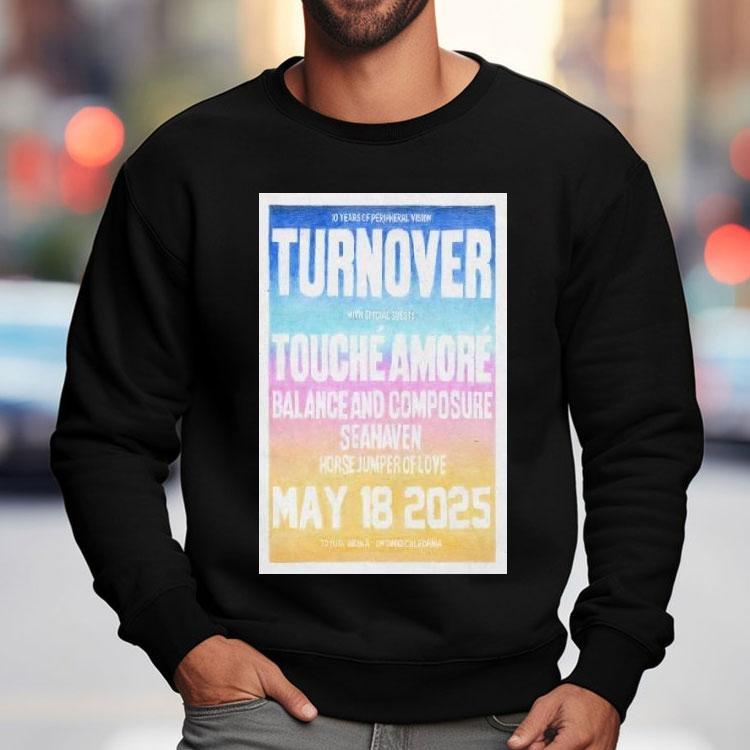 Turnover Show May 18 2025 Toyota Arena, Ontario, Ca Shirt Turnover Show May 18 2025 Toyota Arena, Ontario, Ca Shirt