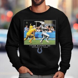 Tyler Warren Indianapolis Colts Nfl Flash Features Week 7 Shirt 3 Tyler Warren Indianapolis Colts Nfl Flash Features Week Sweatshirt