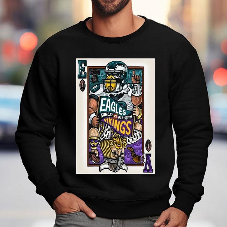 Vikings Vs Eagles Minneapolis Mn Oct 19 2025 Shirt Vikings Vs Eagles Minneapolis Mn Oct 19 2025 Shirt