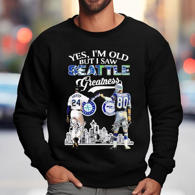 Yes I’m Old But I Saw Seattle Greatness Seattle Seahawks And Seattle Seahawks Signatures Shirt Yes I’m Old But I Saw Seattle Greatness Seattle Seahawks And Seattle Seahawks Signatures Shirt