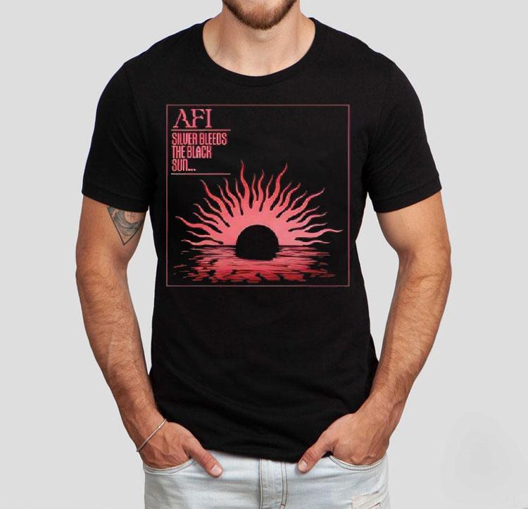 Afireinside Afi Silver Bleeds The Black Sun Tshirt