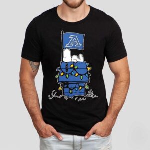 Akron Zips Snoopy House Christmas Shirt