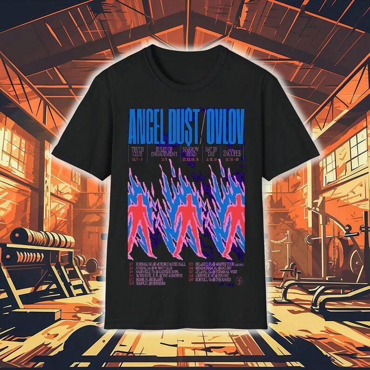 Angel Dust Ovlov November Tour 2025 Shirt Angel Dust Ovlov November Tour 2025 Shirt