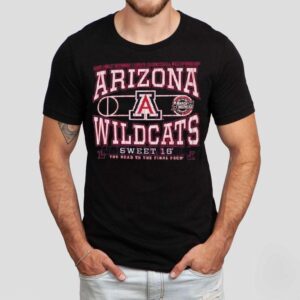Arizona Wildcats Ncaa Division I Men S Basketball Championship Sweet The Road To The Final Four Tshirt