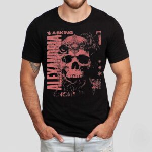 Asking Alexandria Let The Dead Take Me Skull Shirt