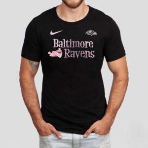 Baltimore Ravens X Pink Panther Cartoon Shirt Baltimore Ravens X Pink Panther Cartoon Shirt