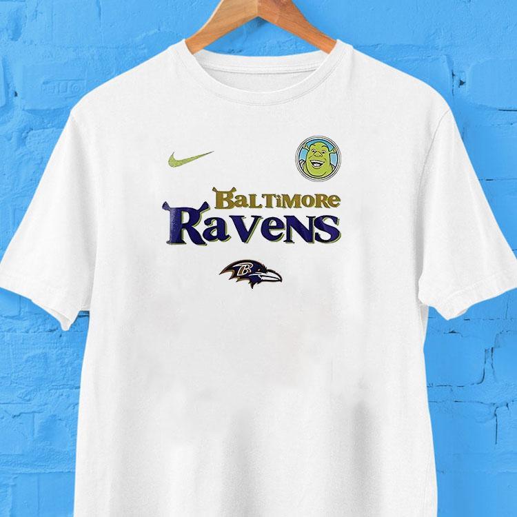 Baltimore Ravens X Shrek Beware Orge Shirt 2 Baltimore Ravens X Shrek Beware Orge Tshirt