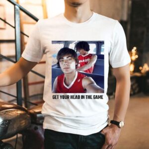 Baylor Scheierman Wearing Troy Bolton And Corbin Bleu Get Your Head In The Game Shirt