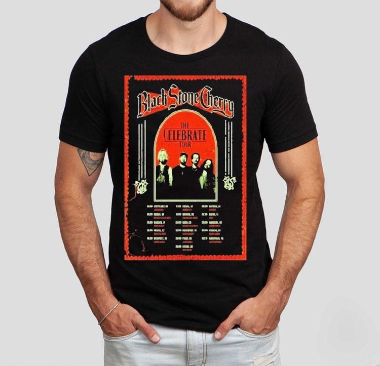 Black Stone Cherry The Celebrate Tour 2026 Dates Shirt 4 Black Stone Cherry The Celebrate Tour Dates Tshirt