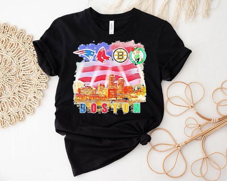 Boston Celtics Boston Red Sox Andnew England Patriots Boston Team Spot City Shirt 4 Boston Celtics Boston Red Sox Andnew England Patriots Boston Team Spot City Tshirt