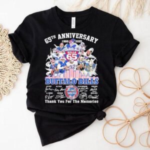 Buffalo Bills Thank You For The Memories 65th Anniversary 1960 2025 Shirt Buffalo Bills Thank You For The Memories 65th Anniversary 1960 2025 Shirt