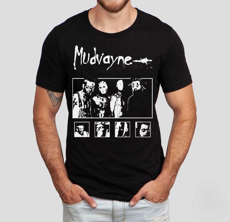 Chad Gray Greg Tribbett Ryan Martinie Matthew Mcdonough Mudvayne Band Shirt 4 Chad Gray Greg Tribbett Ryan Martinie Matthew Mcdonough Mudvayne Band Tshirt