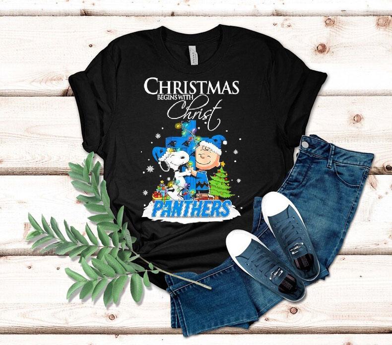 Christmas Begins With Christ Carolina Panthers X Snoopy And Charlie Brown Shirt 4 Christmas Begins With Christ Carolina Panthers X Snoopy And Charlie Brown Tshirt