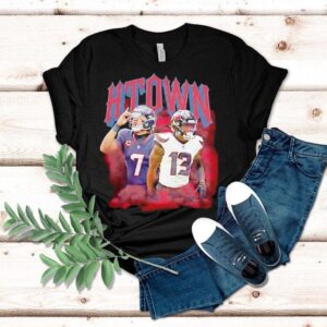 Cj Stroud And Christian Kirk Houston Texans Football Shirt Cj Stroud And Christian Kirk Houston Texans Football Shirt