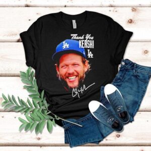 Clayton Kershaw Thank You Kersh Los Angeles Dodgers Baseball Signature Shirt Clayton Kershaw Thank You Kersh Los Angeles Dodgers Baseball Signature Shirt