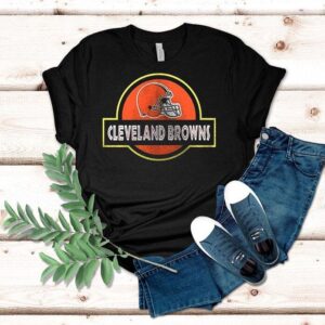 Cleveland Browns X Jurassic Park Life Finds A Way Shirt