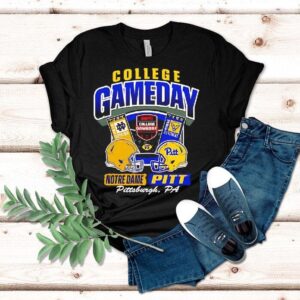 College Gameday Notre Dame Vs. Pitt Ticket Shirt
