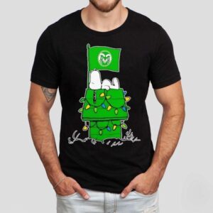 Colorado State Rams Snoopy House Christmas Shirt