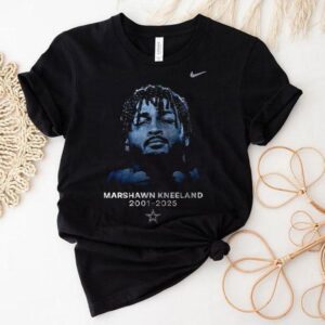 Dallas Cowboys 2025 Marshawn Kneeland Forever Name And Number Signature Shirt Dallas Cowboys 2025 Marshawn Kneeland Forever Name And Number Signature Shirt