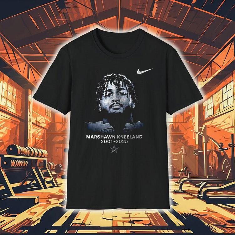 Dallas Cowboys 2025 Marshawn Kneeland Name And Number Portrait Signature Shirt 4 Dallas Cowboys Marshawn Kneeland Name And Number Portrait Signature Tshirt