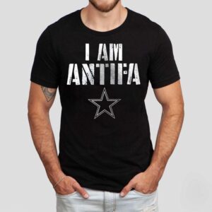 Dallas Cowboys I Am Antifa Against Fascism Shirt