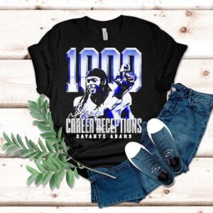 Davante Adams 1000 Career Receptions Los Angeles Rams Shirt Davante Adams 1000 Career Receptions Los Angeles Rams Shirt