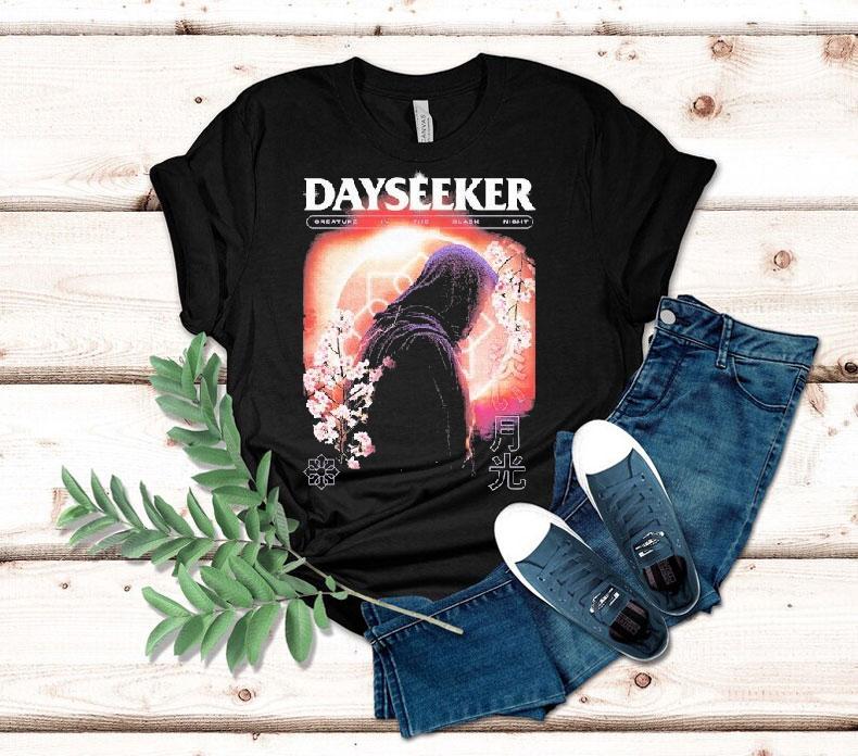 Dayseeker Creature In The Black Night Cemetery Blues Shirt 4 Dayseeker Creature In The Black Night Cemetery Blues Tshirt