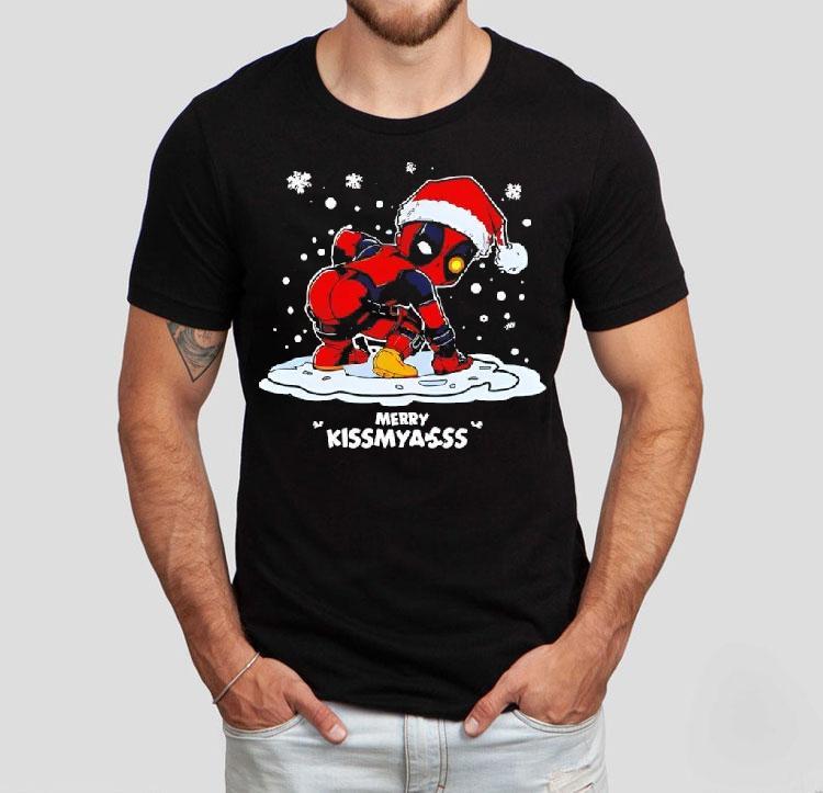 Deadpool Merry Kissmyass Shirt 4 Deadpool Merry Kissmyass Tshirt