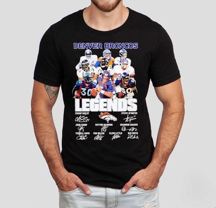 Denver Broncos Legends Name Signatures Shirt 4 Denver Broncos Legends Name Signatures Tshirt
