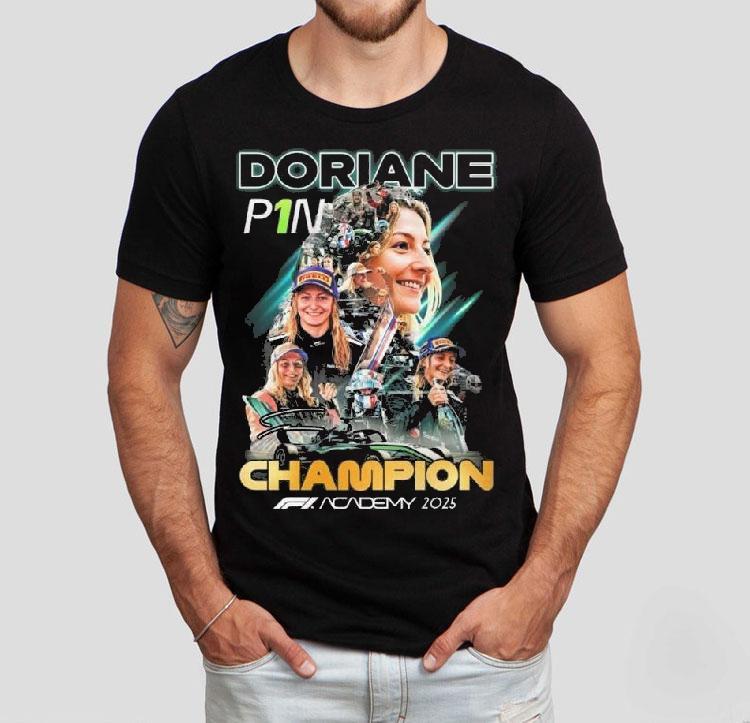 Doriane Pin Champions F1 Academy 2025 Signature Shirt 4 Doriane Pin Champions F Academy Signature Tshirt