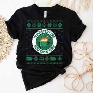 Dumpster Fire Response Team Chaos Ugly Merry Christmas Shirt