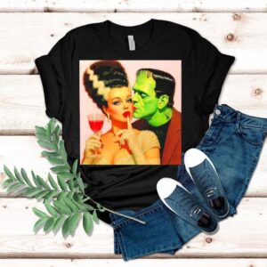 Frankenstein With Bride Graphic Shirt