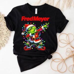 Fred Meyer X Grinch Lights Dabbing Christmas Shirt