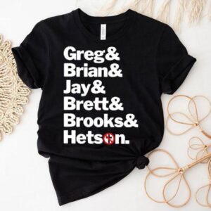 Greg Brian Jay Brett Brooks Hetsen Phrases List Shirt