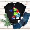 Grinch Washington Commanders Shit On Philadelphia Eagles Helmet Toilet Christmas Shirt