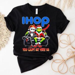 Grinch X Jack Skellington Christmas Ihop You Can’t Sit With Us Shirt