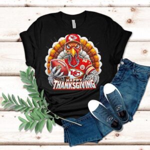 Happy Thanksgiving Turkey Is Wearing Kansas City Chiefs Graphic Shirt Happy Thanksgiving Turkey Is Wearing Kansas City Chiefs Graphic Shirt