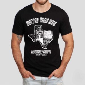 Hotter Than Hell A.t.f Family Barbecue Mt. Carmel Waco Tx 1993 Shirt Hotter Than Hell A.t.f Family Barbecue Mt. Carmel Waco Tx 1993 Shirt