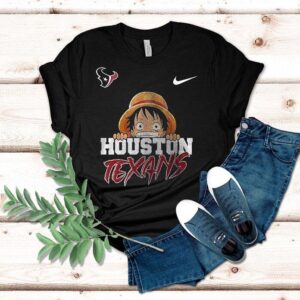 Houston Texans X One Piece Luffy Shirt Houston Texans X One Piece Luffy Shirt