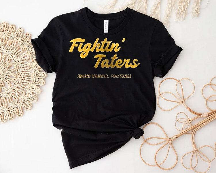 Idaho Vandals Fightin' Taters Potato Mascot Logo Shirt 4 Idaho Vandals Fightin Taters Potato Mascot Logo Tshirt