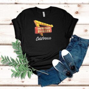 In N Out Burge California Comic Vintage Shirt