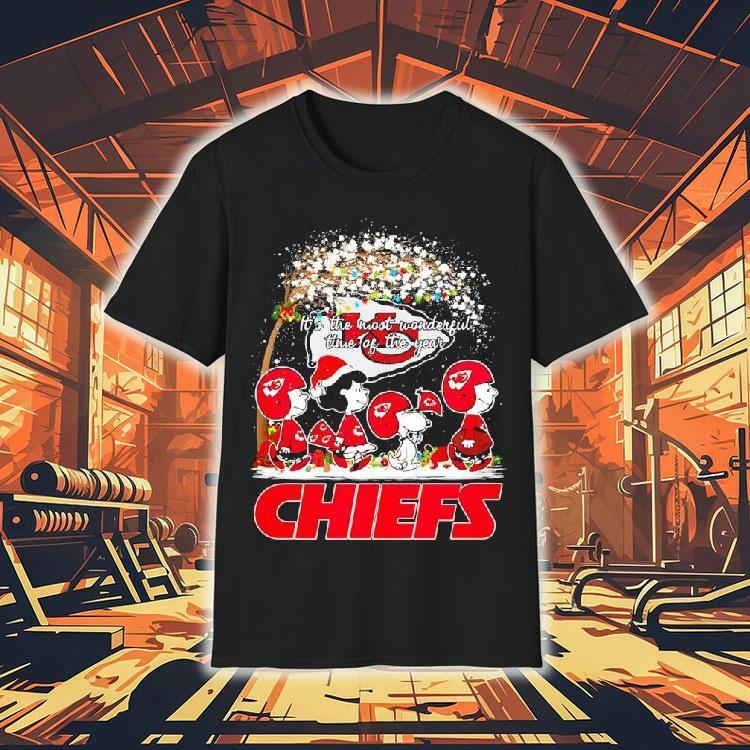 It's The Most Wonderful Time Of The Year Kansas City Chiefs Peanuts Characters Shirt 4 It S The Most Wonderful Time Of The Year Kansas City Chiefs Peanuts Characters Tshirt