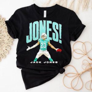 Jack Jones Holding Football Miami Dolphins Shirt Jack Jones Holding Football Miami Dolphins Shirt