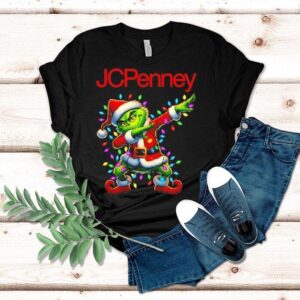 Jcpenney X Grinch Lights Dabbing Christmas Shirt