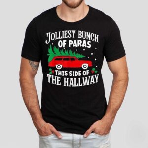 Jolliest Bunch Of Paras This Side Of The Hallway Merry Christmas Shirt