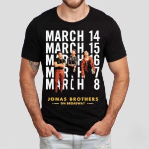 Jonas Brothers On Broadway March 2025 Shirt Jonas Brothers On Broadway March 2025 Shirt