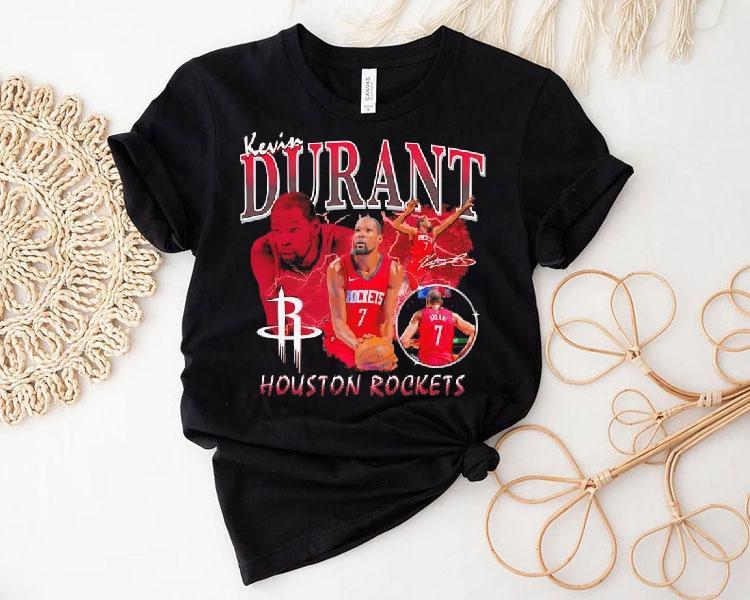 Kevin Durant Houston Rockets Player Basketball Shirt 4 Kevin Durant Houston Rockets Player Basketball Tshirt