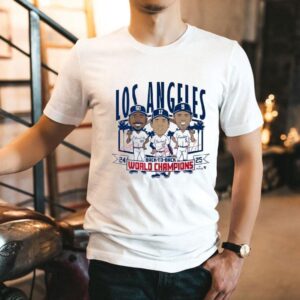 Los Angeles Baseball Back-to-back World Champs Caricatures Shirt